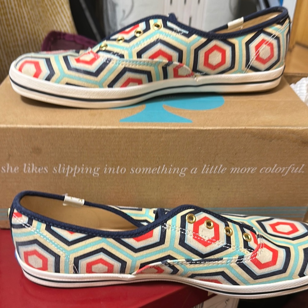 Kate Spade Multicolor Geometric Sneakers